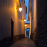 San Blas Alleyway at Night